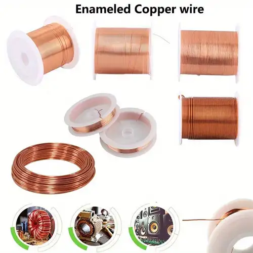 Col Wire 28 Gauge Magnet Wire Magnet Wre 12 Gauge AWG Enameled Copper 50 Feet ...