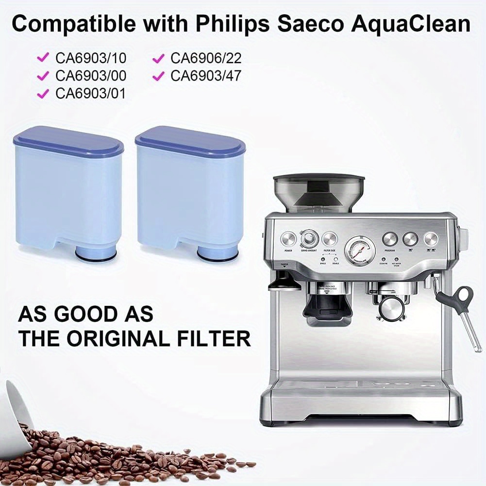   filter for philips   compatible with ca6903 hd8900 more anti lime scale water purification enhances taste extends machine life details 2