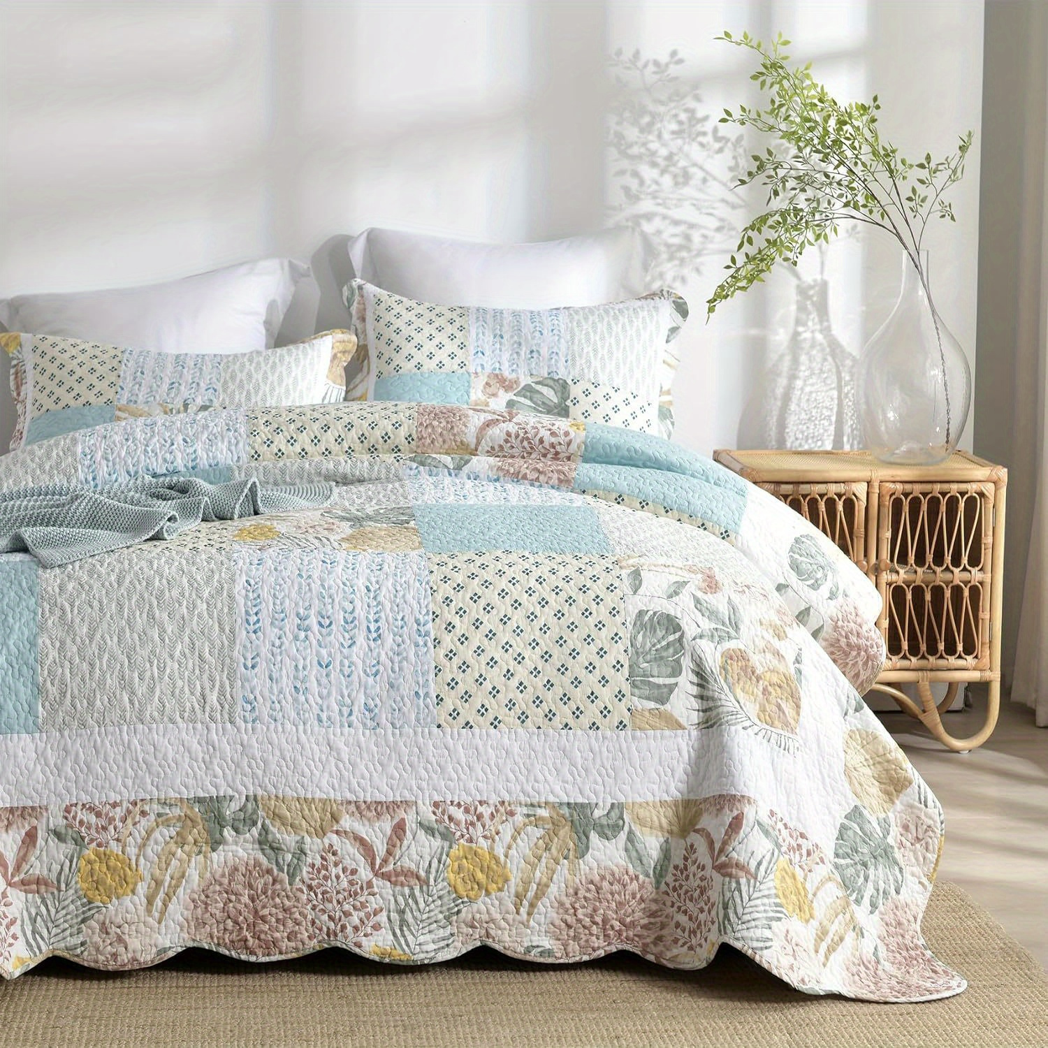 Quilt king high quality or queen hand quilted