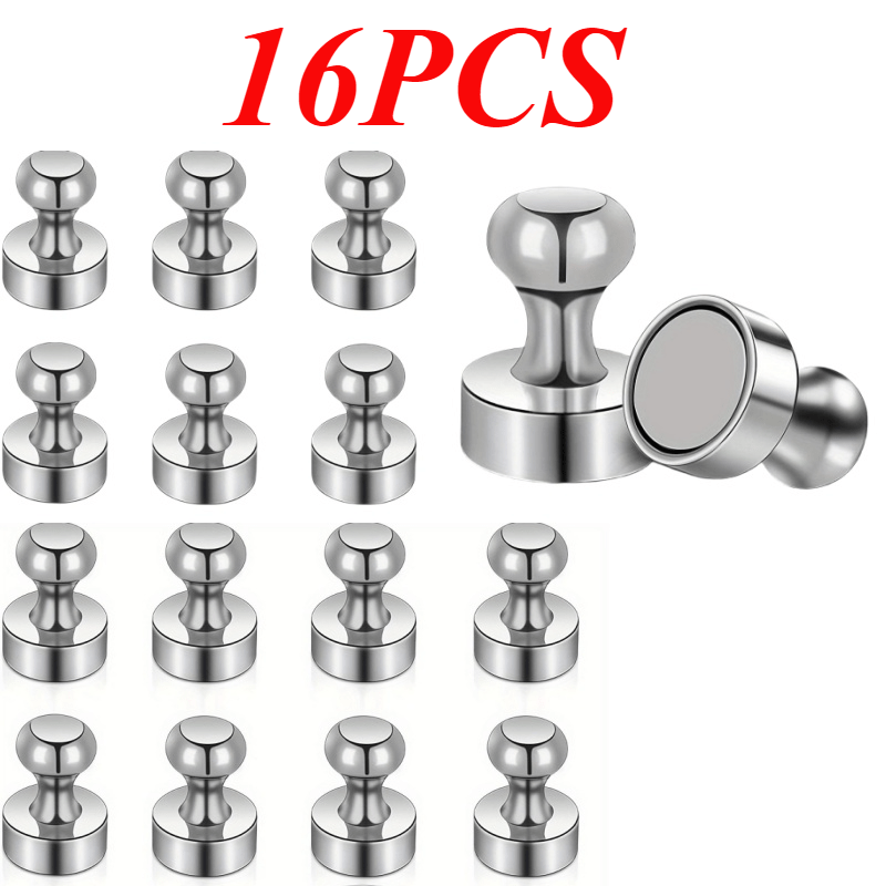 

16pcs Neodymium Magnets Set, Iron Material, Compact & , , Ideal For Kitchen, Family & Travel Use