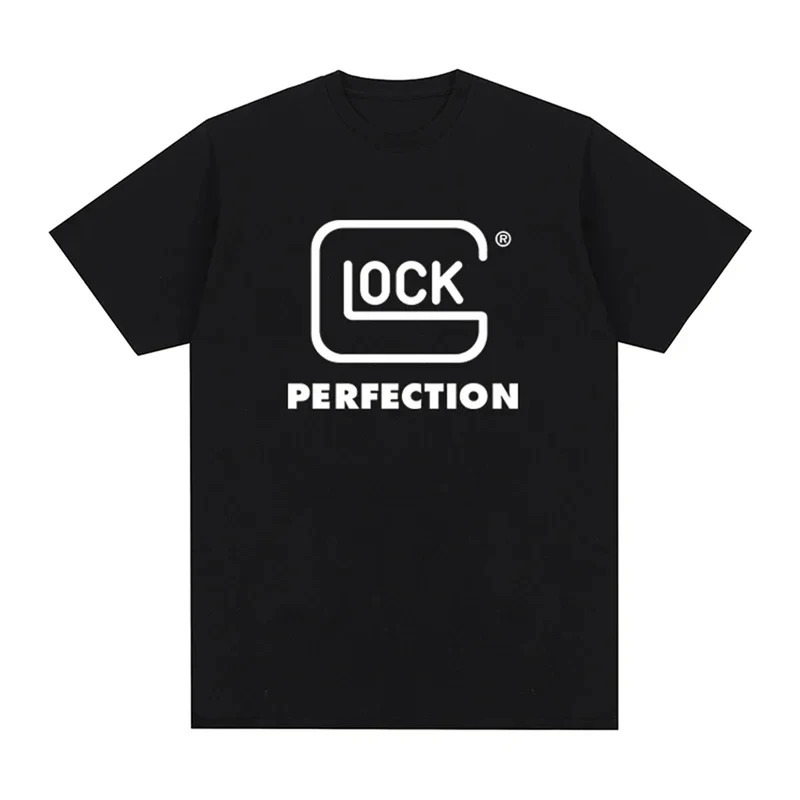 

Glock Perfect Pistol Print T-shirt Logo Shooting Sports Outdoor Hunting Jungle 100% Cotton For Men Men Clothing 42808