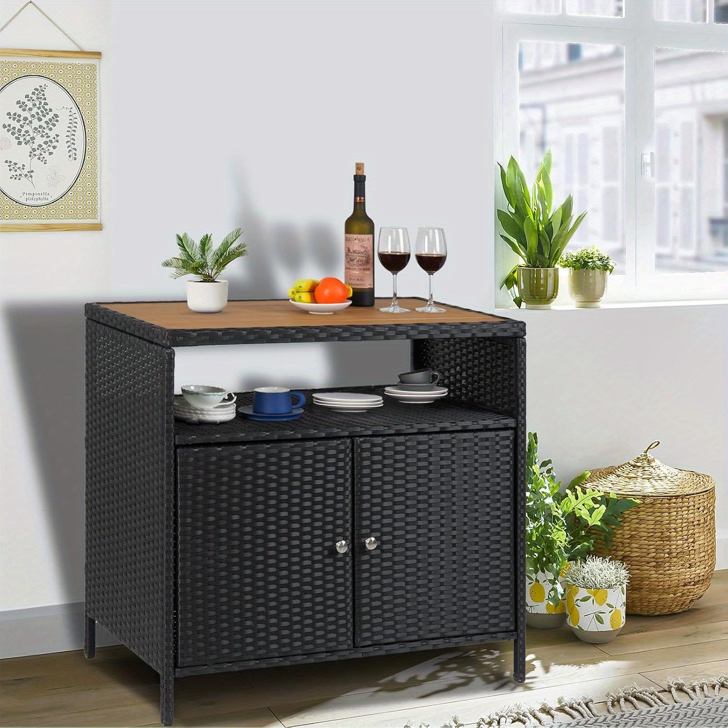 weather resin wicker outdoor storage cabinet shelf Temu
