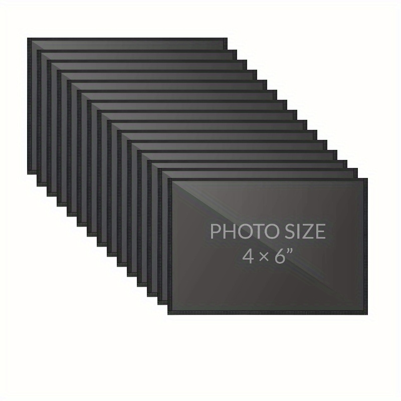 Image of 4x6in, 15 Packs, Magnetic Photo Pocket, Fridge Magnetic Photo Frames, Holds 4 X 6 Inches Photos