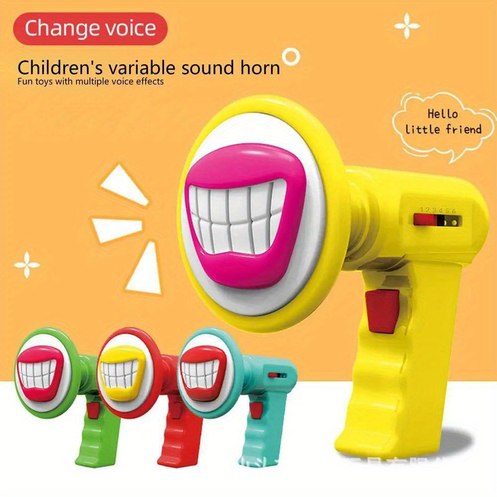 

Children' Changing Toy - Handheld Speaker, 6 Fun Vocal Effects, Plastic, Gift For Kids 3 To 6