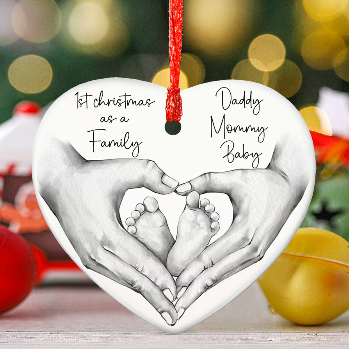 Baby Ornament New Mom Christmas Ornament New Mommy And Baby