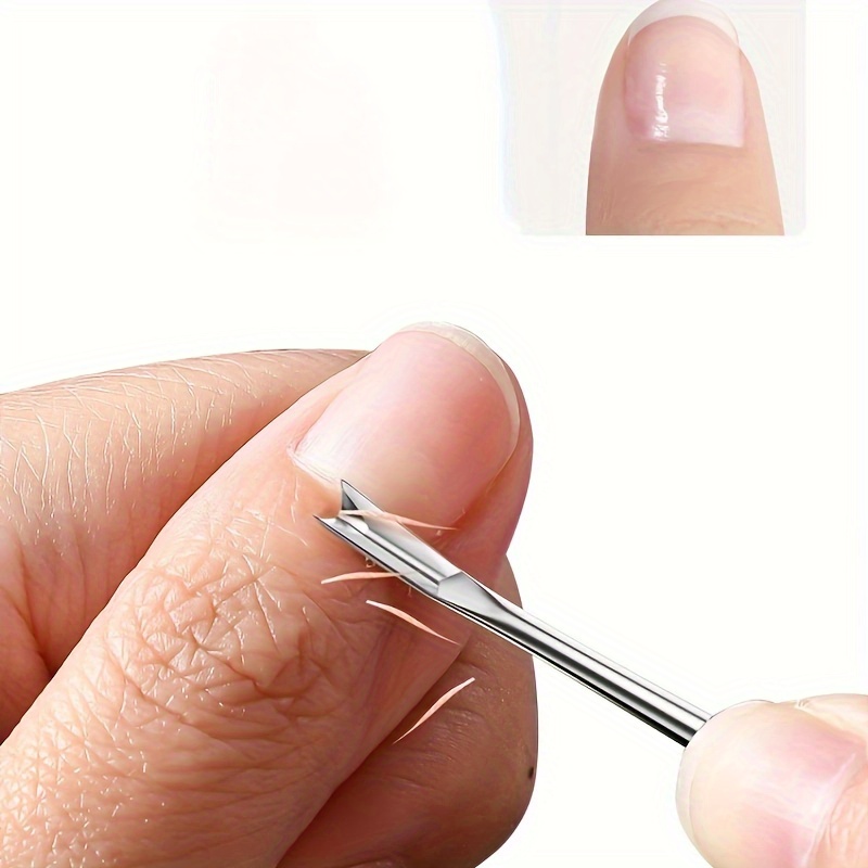 

Double Ended Cuticle Trimmer And Pusher - Stainless Steel Manicure Tool For Precise And Easy Removal Of Cuticles And Hangnails