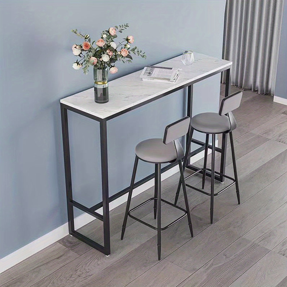 vintage style   stool with backrest and footrest metal frame padded seat for kitchen counter dining room or home bar details 6