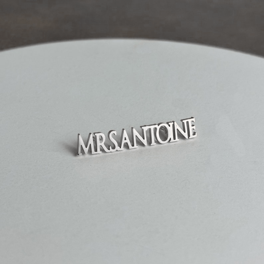 TEMU Custom Name Brooch - Personalized Gift For Graduation, Mother's Day And Bridesmaids | Unique Luxury Accessory Idea: Christmas Halloween