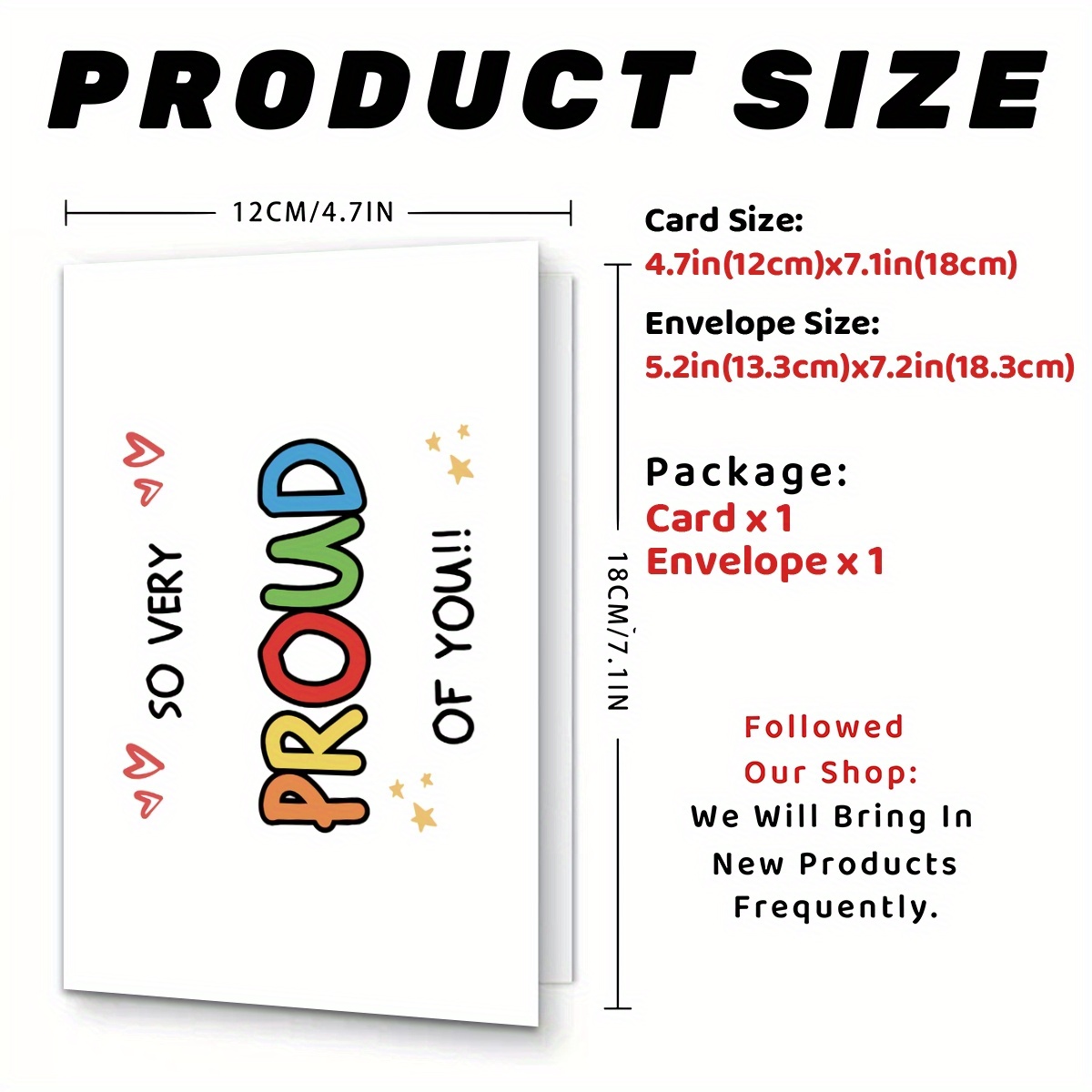 gefeliciteerd! gepersonaliseerde felicitatiekaart voor - Temu Netherlands, image size:1200x1200