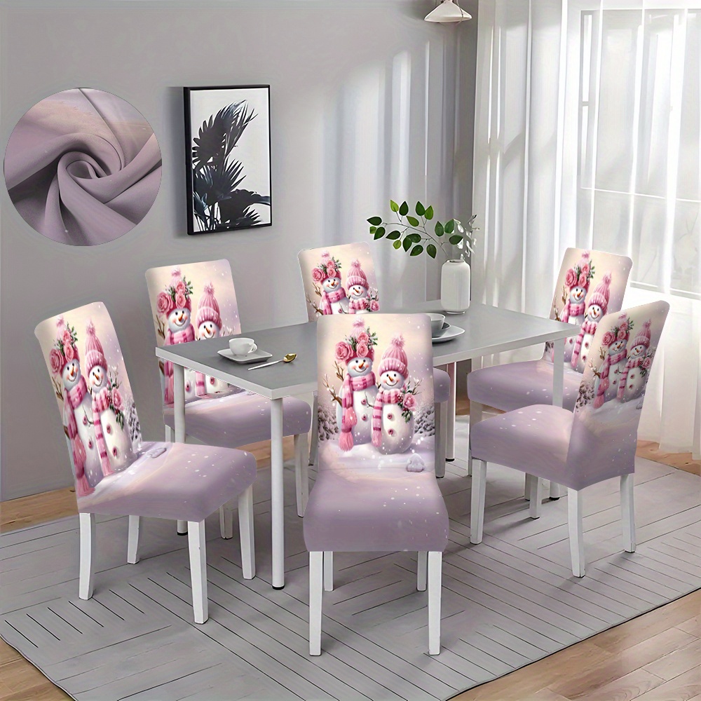 

(open) 2/4/6pcs Christmas Chair Covers, Mexican Style, Kitchen Dining Chair Covers, Home Dust Protection Cover, Suitable For Restaurant, Living Room, Office, Home Decoration