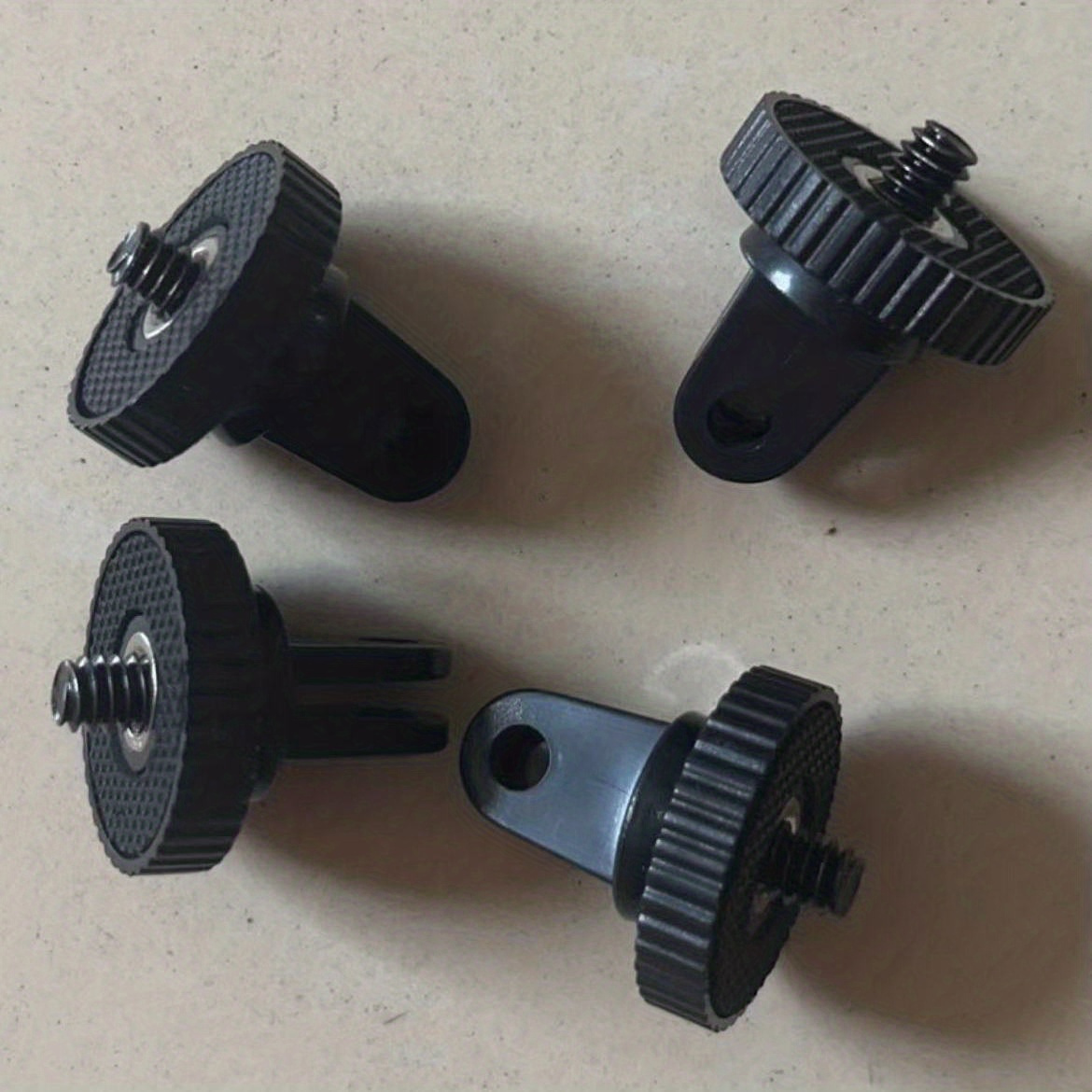 4pcs Tripod Adapter Camera Mount Compatible With More Action Cameras - Includes 1/4-inch 20 Camera Screw
