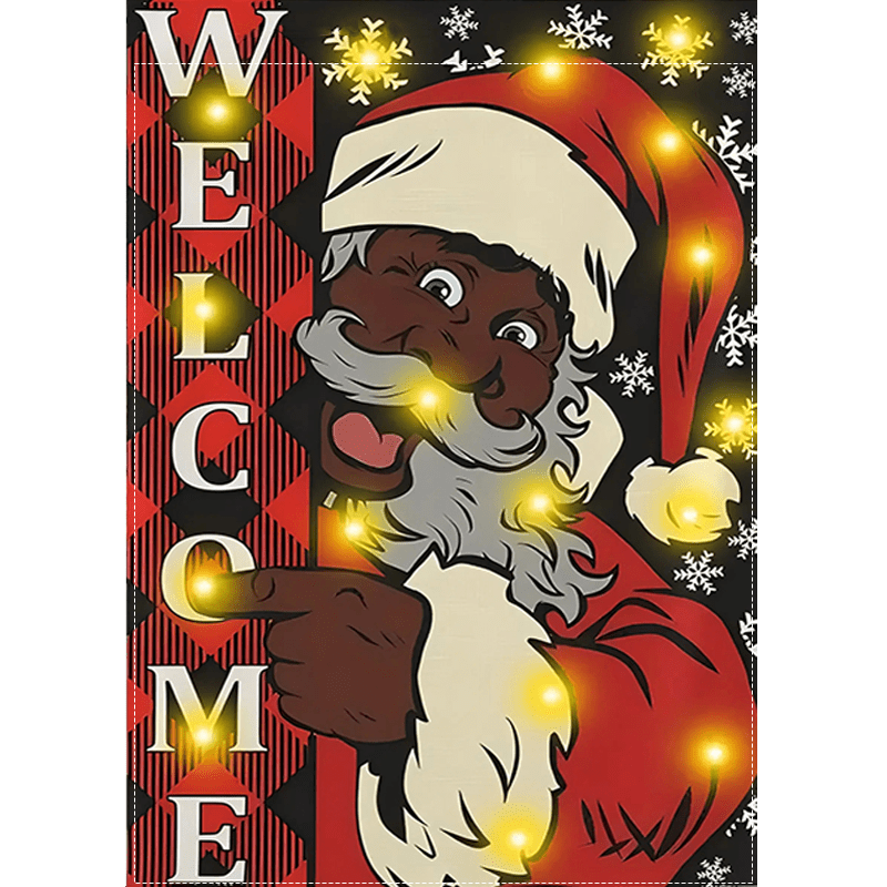 

[ ] - Double-, Christmas & Decor For And , Polyester, 12x18 , Christmas Decor