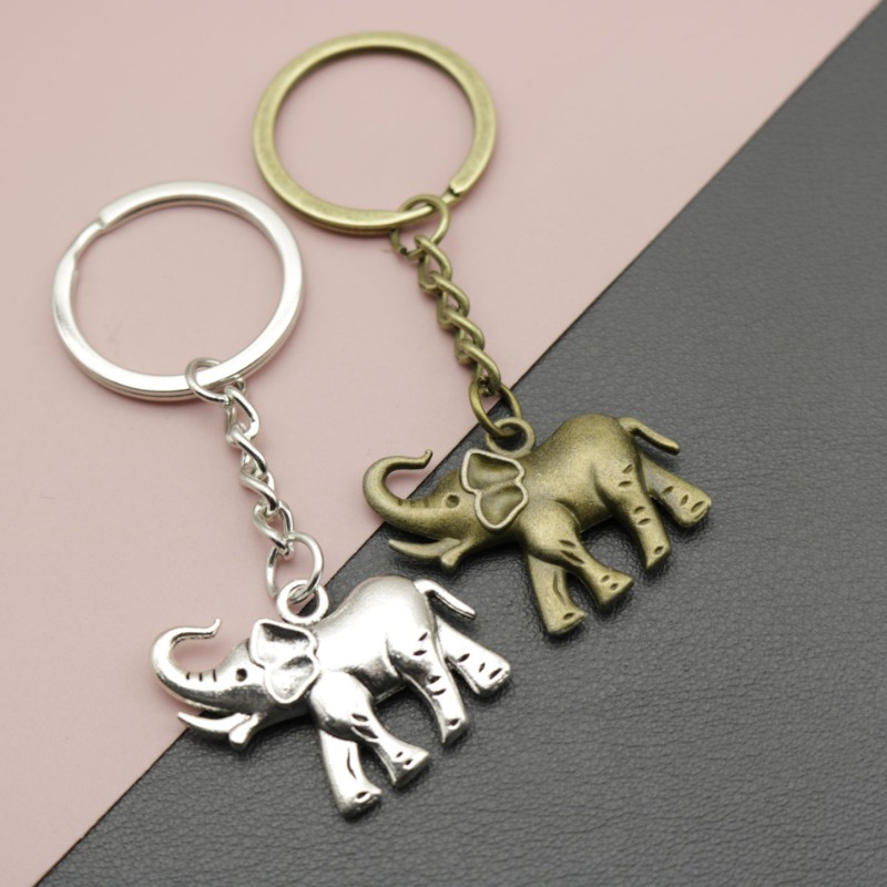 

Simple Elephant Keychain Pendant