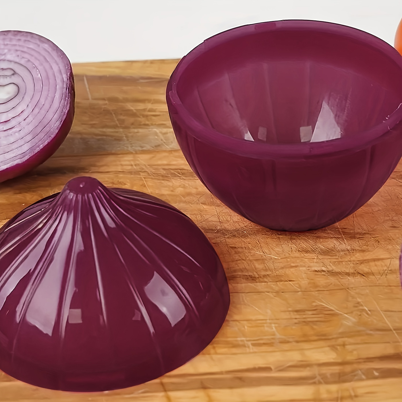 2-Piece Set Lemon & Onion Multipurpose Plastic Storage Containers