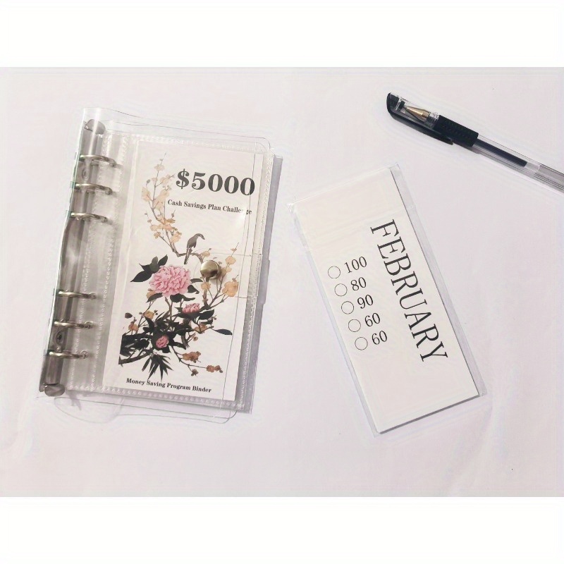 Classeur Budget Avec 12 Enveloppes - Organisation Des Finances - Blanc