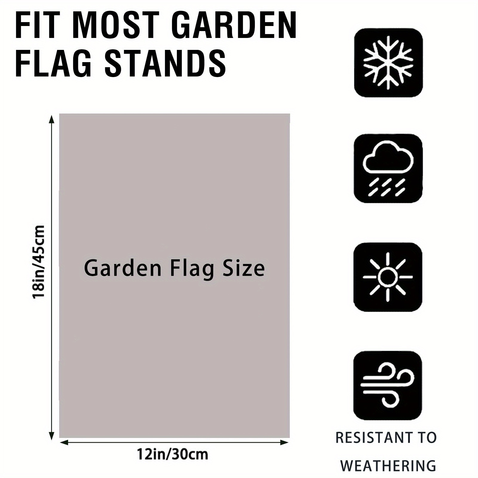 2024 Campaign Double Sided Garden Flag Durable Temu