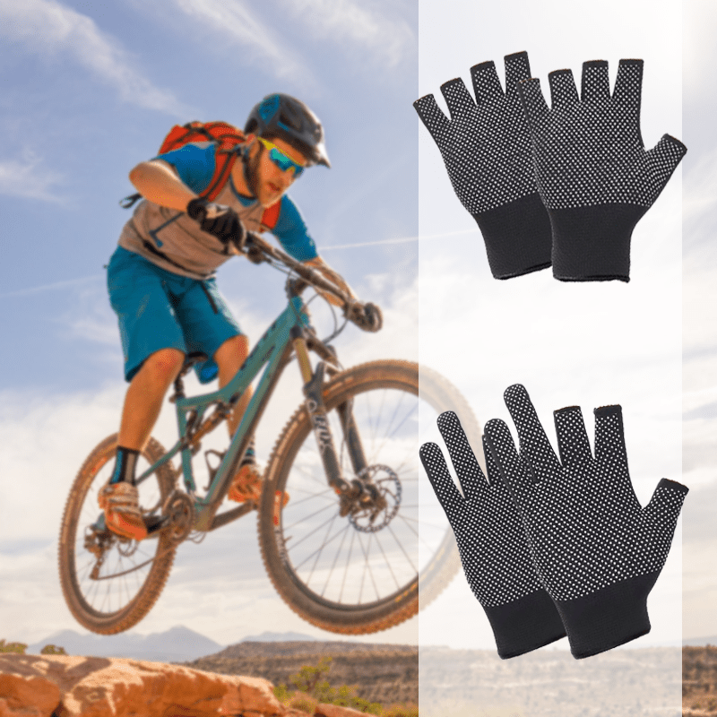 

5 Universal Fingerless Gloves, , Touch , Suitable For Cycling, , Tea Picking And Gardening