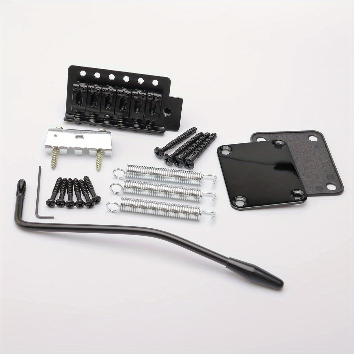 [Locking Tremolo Guitar Bridge] Double Locking Tremolo Bridge Bar Kit | 6 String Electric Guitar Bridge for Guitar Replacement