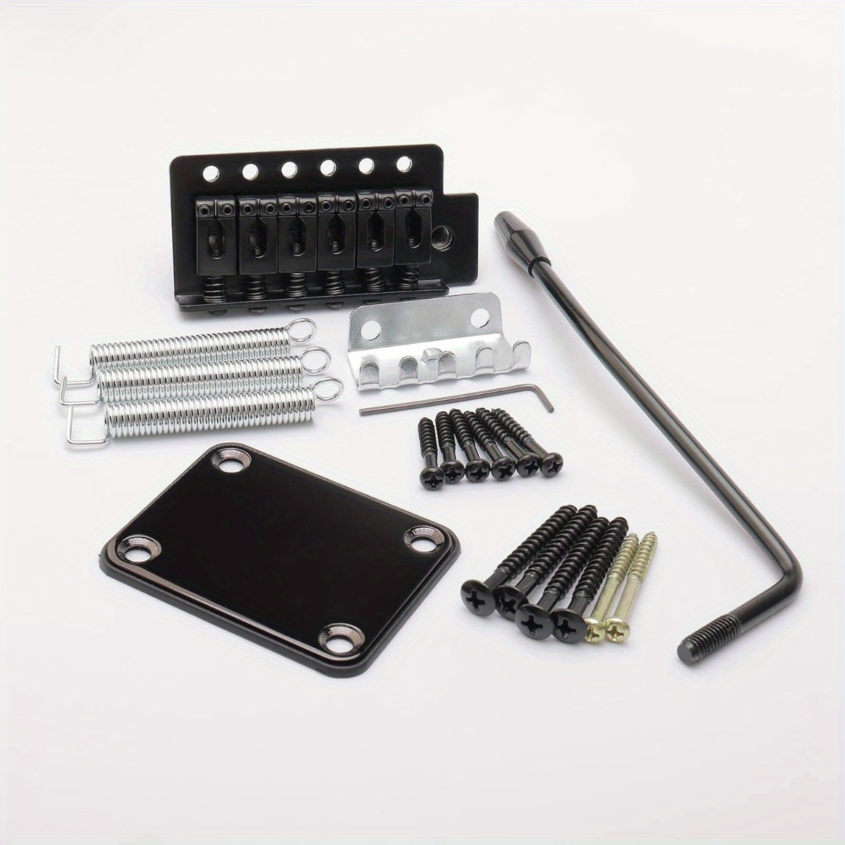 [Locking Tremolo Guitar Bridge] Double Locking Tremolo Bridge Bar Kit | 6 String Electric Guitar Bridge for Guitar Replacement