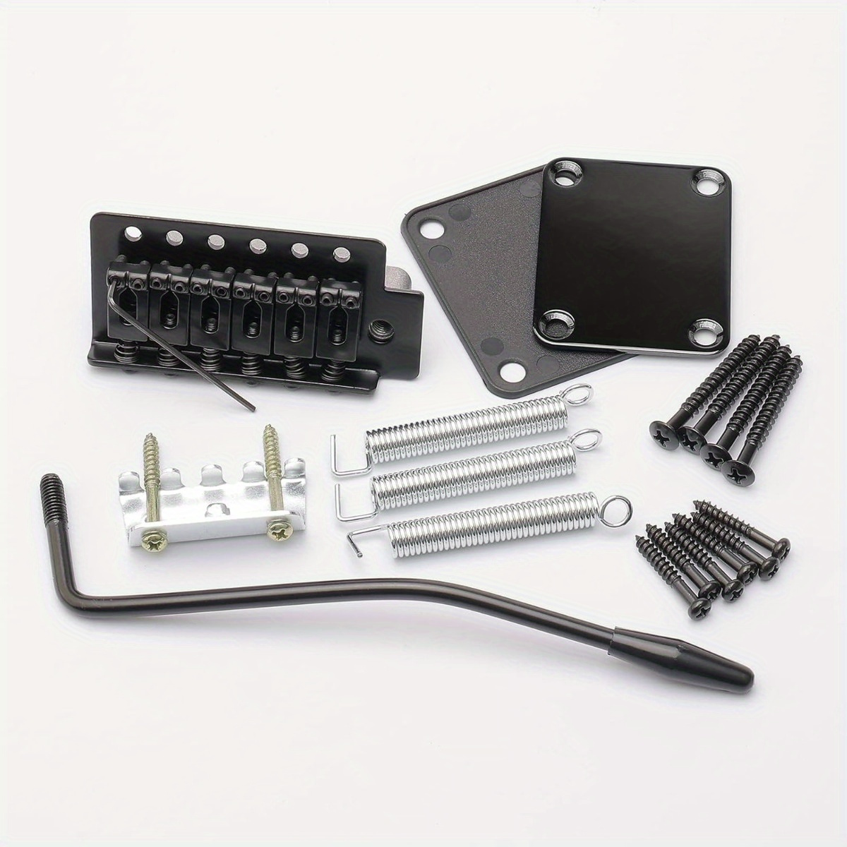 [Locking Tremolo Guitar Bridge] Double Locking Tremolo Bridge Bar Kit | 6 String Electric Guitar Bridge for Guitar Replacement