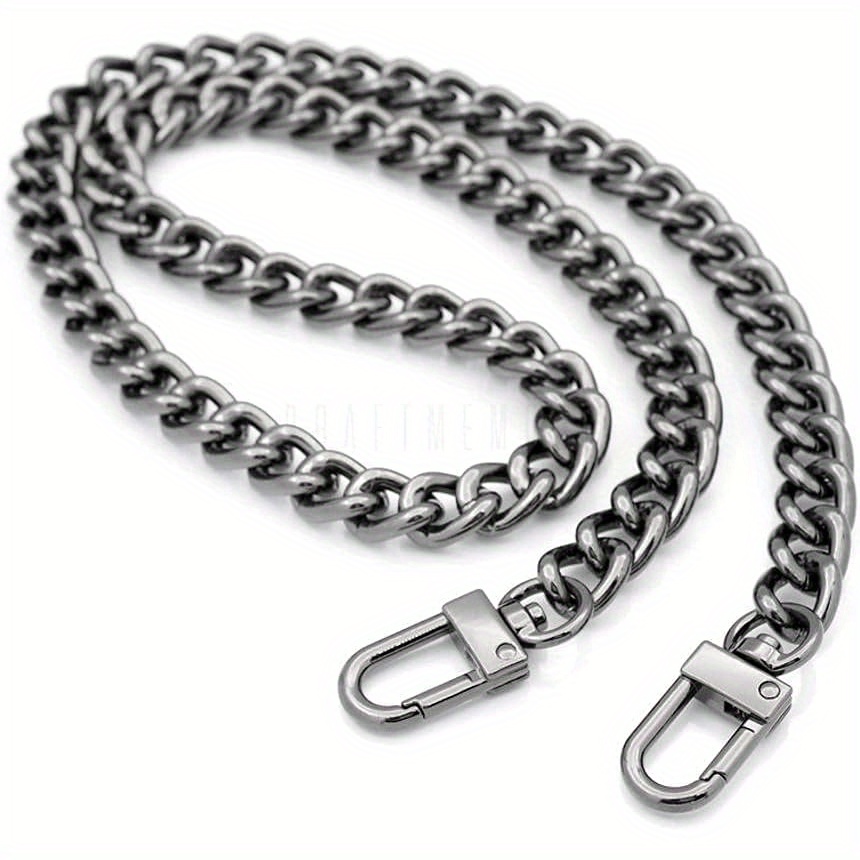 

15-47 Inch Purse Chain Strap, Crossbody Aluminium Chain Handle, Shoulder Handbag Replacement Clutch Mini Pochette Accessories