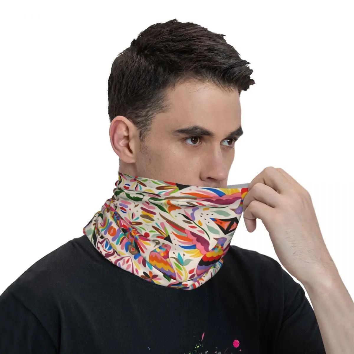 bandana multifonction pour hommes à imprimé oiseaux mexicains