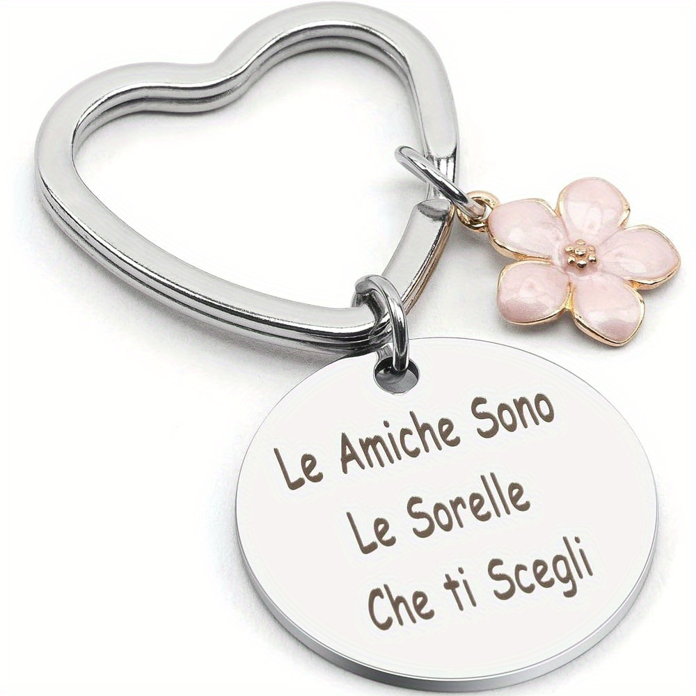 

Love Cherry Blossom Italy Le Stainless Steel Keychain