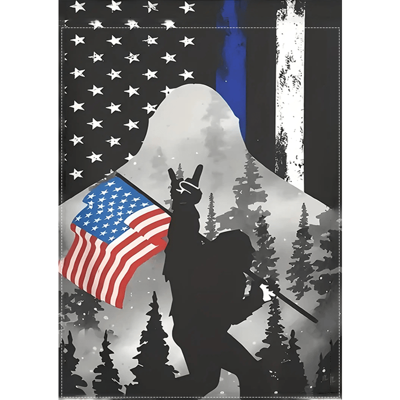 

On - , Double- 12x18" Decor, Polyester For Seasonal Display