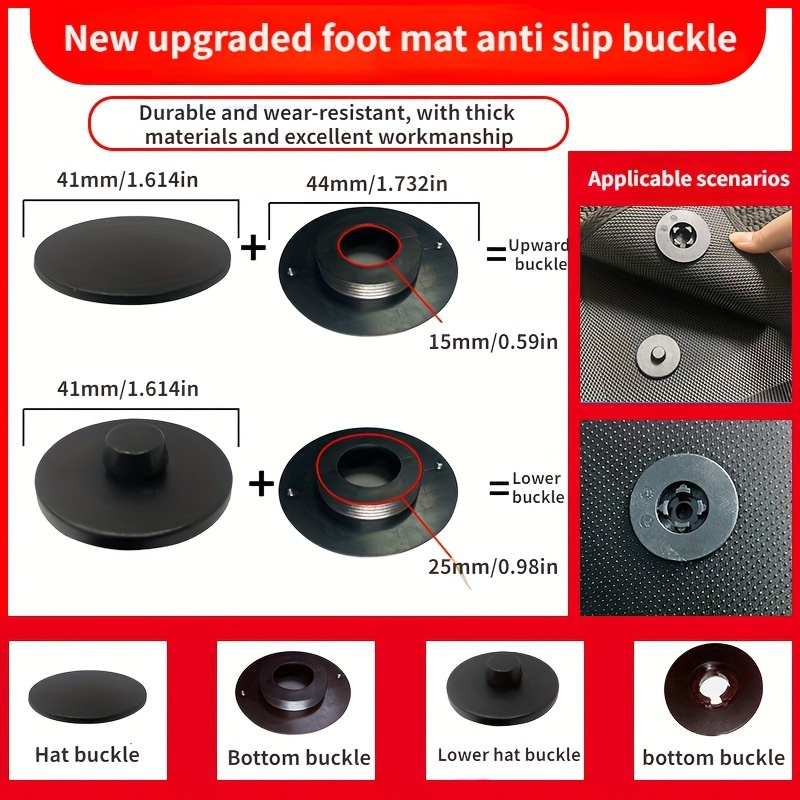 

Car 8pcs (2 ) Of Abs Fasteners - Universal Round