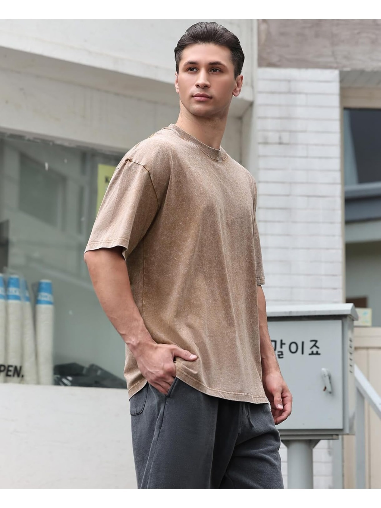 【NONCODE】(Unisex) Softly loose fit t-shirt Unisex) Softly loose fit t-shirt - NONCODE | 60% - Asian