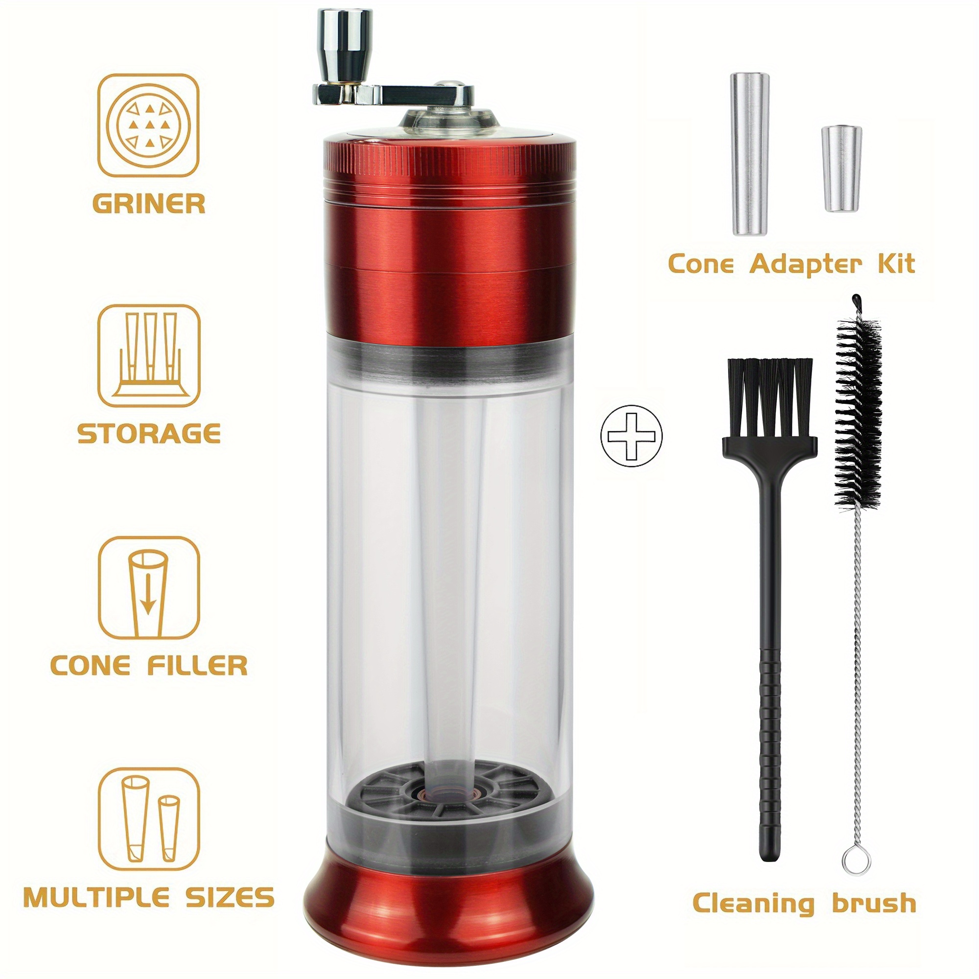 5pcs set spice grinder tobacco grinder herb