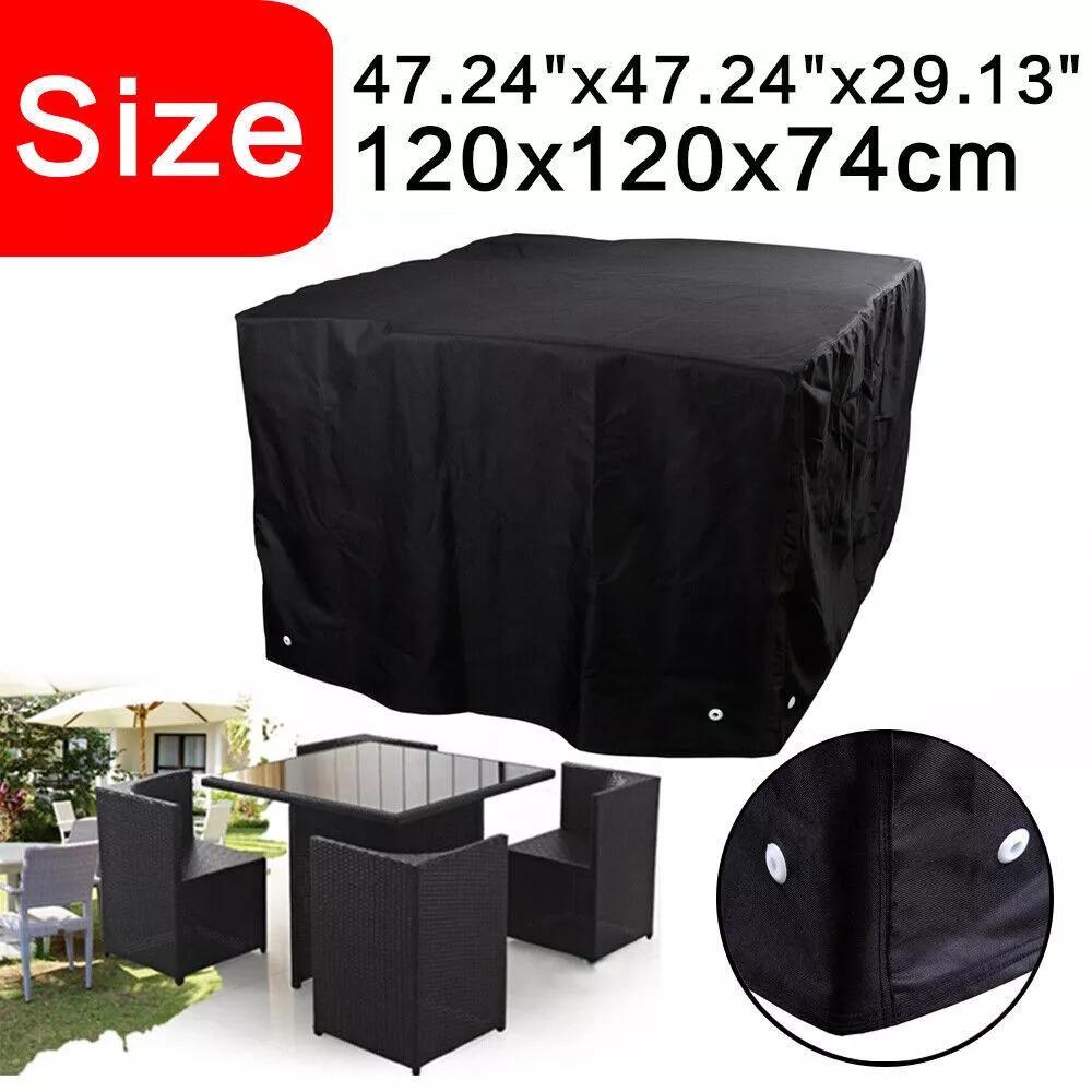 TEMU Durable Protective Cover For Rattan Patio Furniture Including Tables And Sofas, Table Cover Outdoor, Outdoor Cover For Patio Furniture, Patio