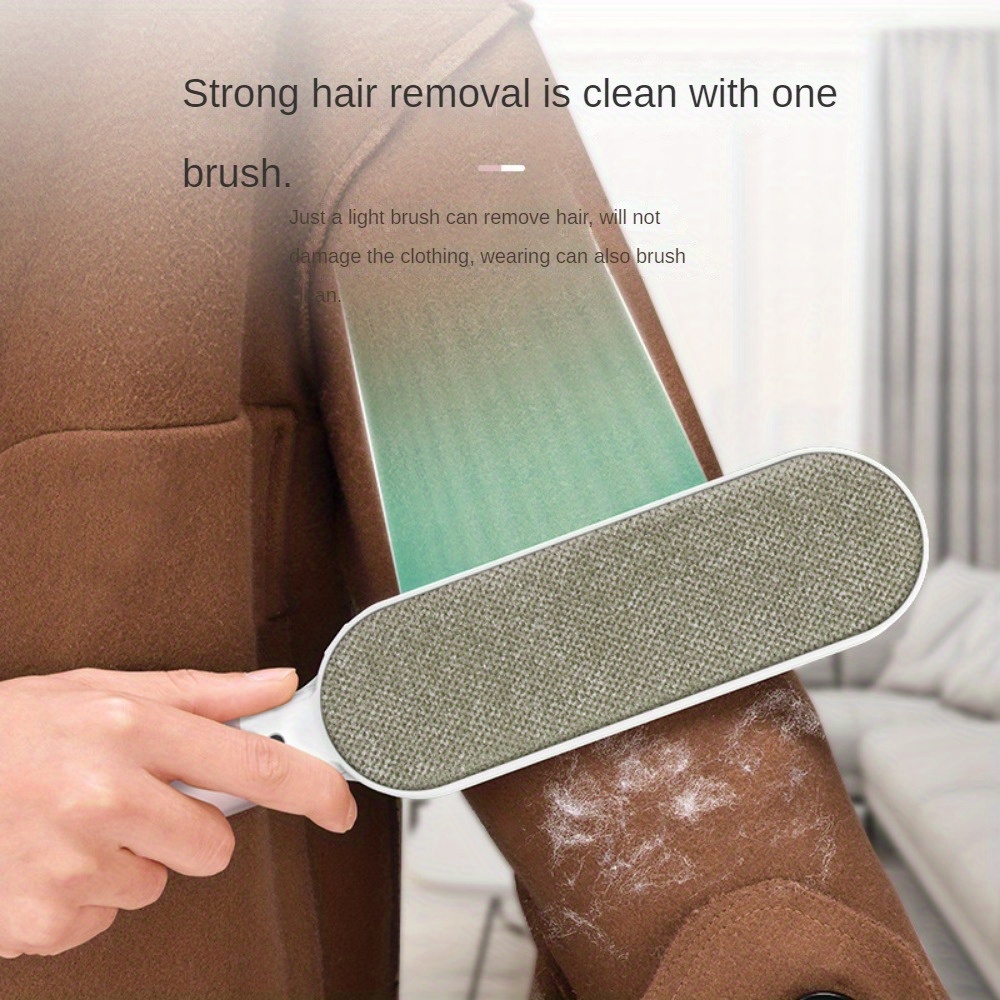 1pc reusable pet hair remover brush manual   lint fur cleaner for clothes bedding furniture carpets details 6