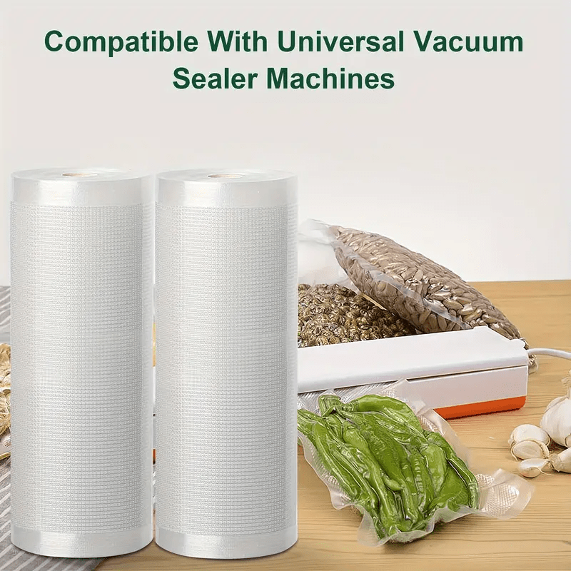 

2pcs Food Vacuum Sealed Bag 500cm Combination Packaging, Food Vacuum Bag, Commercial Grade, Heavy-duty, Free Of Bisphenol A, Very Suitable For Vacuum Storage.