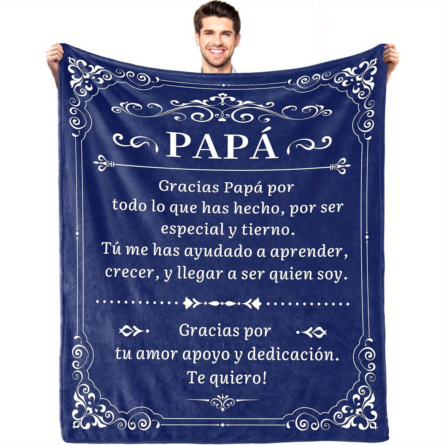 

Spanish Dad Appreciation Blanket - Polyester Knitted , , Sofa Bed Tv Blanket Inspirational For 's