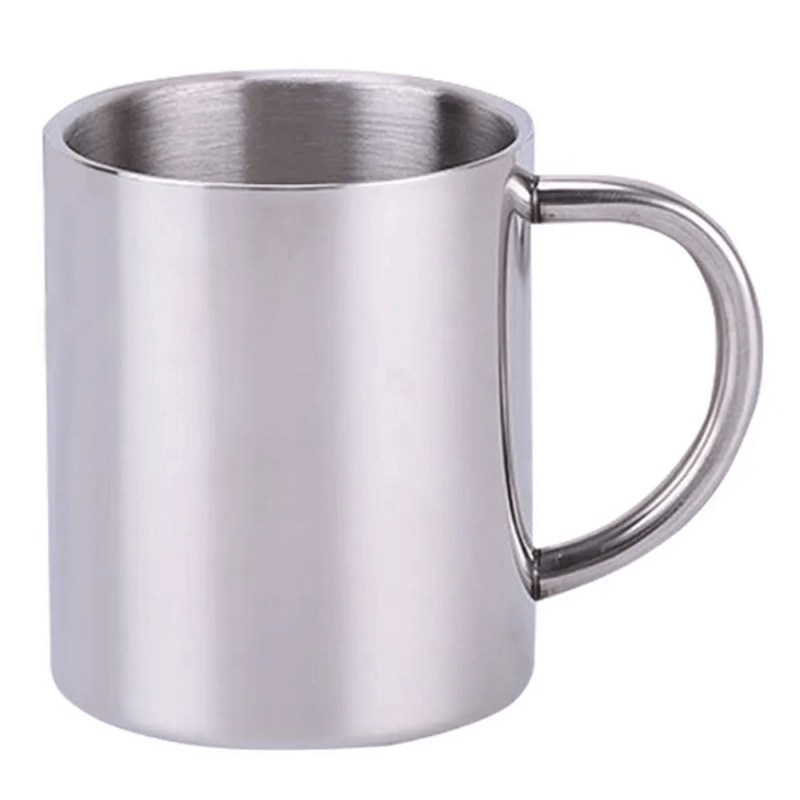 

304 Stainless Steel Insulated Coffee Mug 300ml - Double-walled Travel Cup For Hot And Cold Beverages, Office, Restaurant, Use - Ideal Gift For Holidays