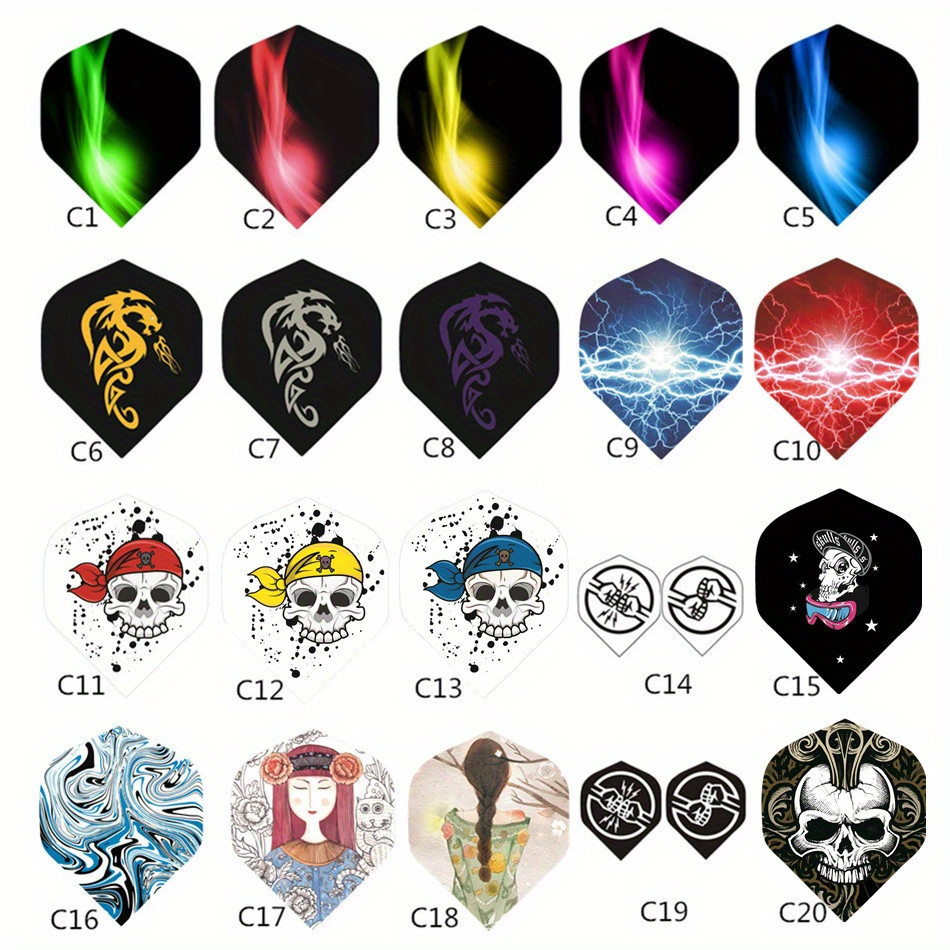 Dart Wing Accessories Combination Dart Tail Leaf