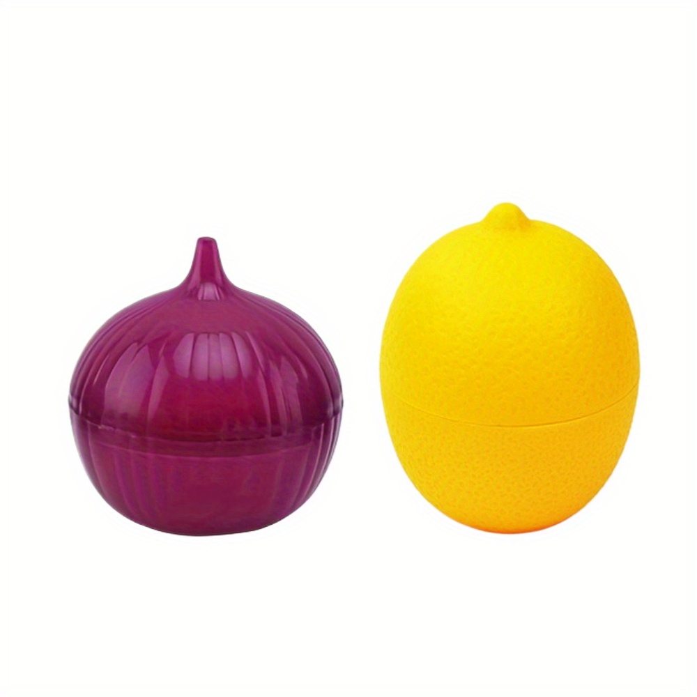 2-Piece Set Lemon & Onion Multipurpose Plastic Storage Containers