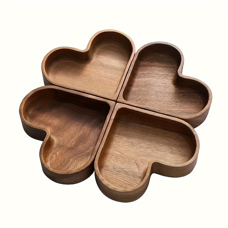 

Heart-shaped Tray For Dried Fruits & Nuts - Home, Kitchen, Restaurant Decor | Ideal Valentine's Day Gift