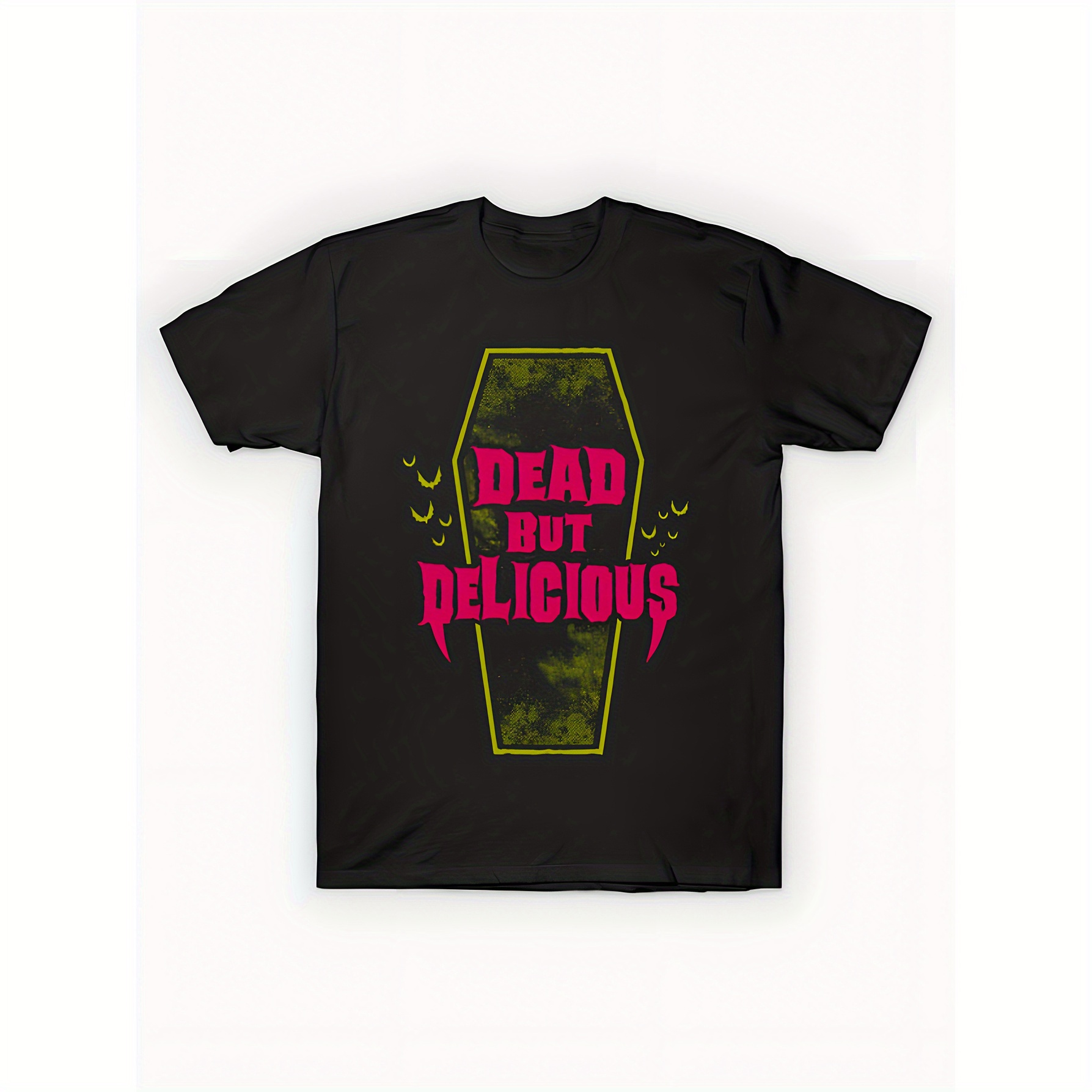 

Dead But Delicious - Vampire Quote Funny Men's Short Sleeve Graphic T-shirt