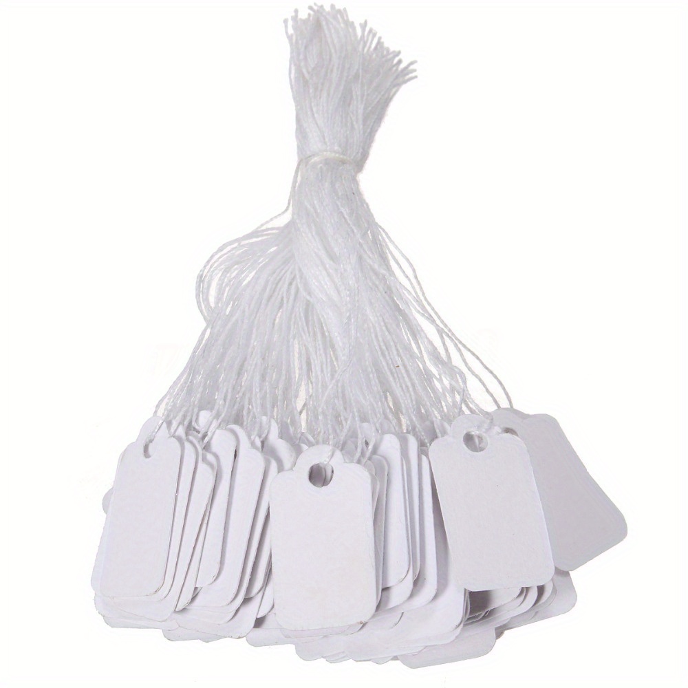 100pcs Jewelry Tags, Paper Labels, Tags, Hang Tags, Handwritten Blank Tags