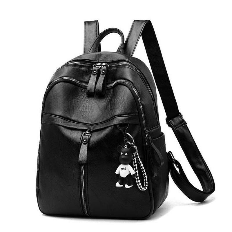 

​​​​women's Shoulders Bag Pu Shoulders Bag Multipurpose Bag Bear Pendant For