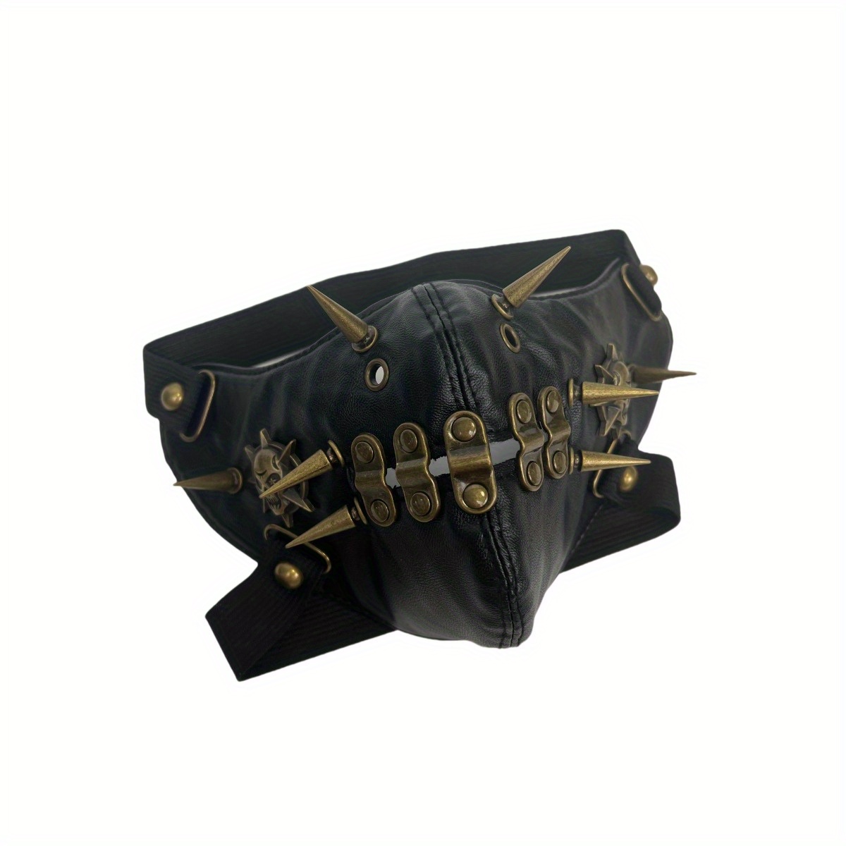 A Stylish Black Steampunk Mask Designed For Parties, Protection And A For Halloween And Easter Celebrations