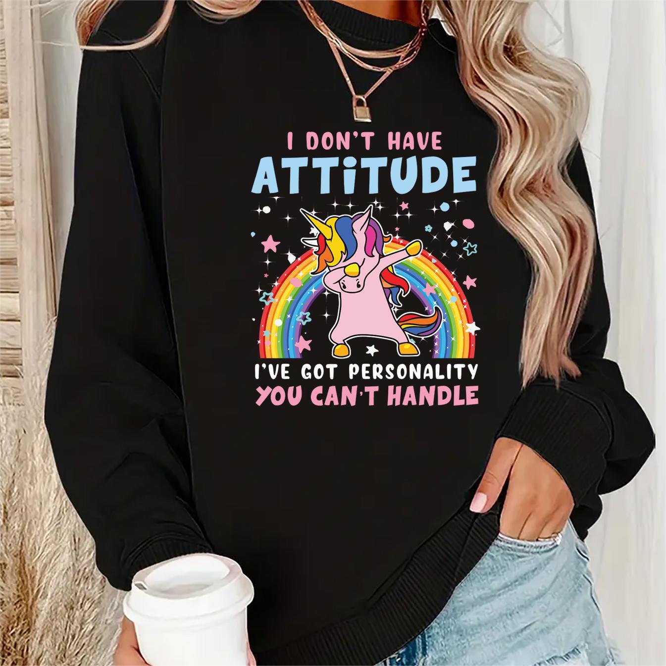 

Women's Sweatshirt - Polyester Graphic , Slight - Pattern Sweatshirt For Adults