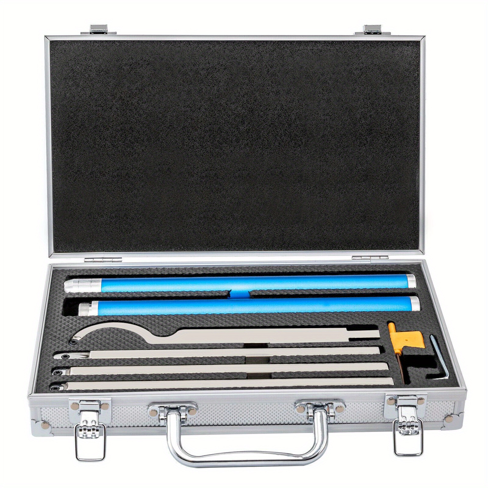 TEMU 8pcs Carbide Wood Turning Tools Woodturning Tools Rougher Turning Chisels Kit Wood Turning Tools Carbide Tipped Lathe Tools Rougher Turning