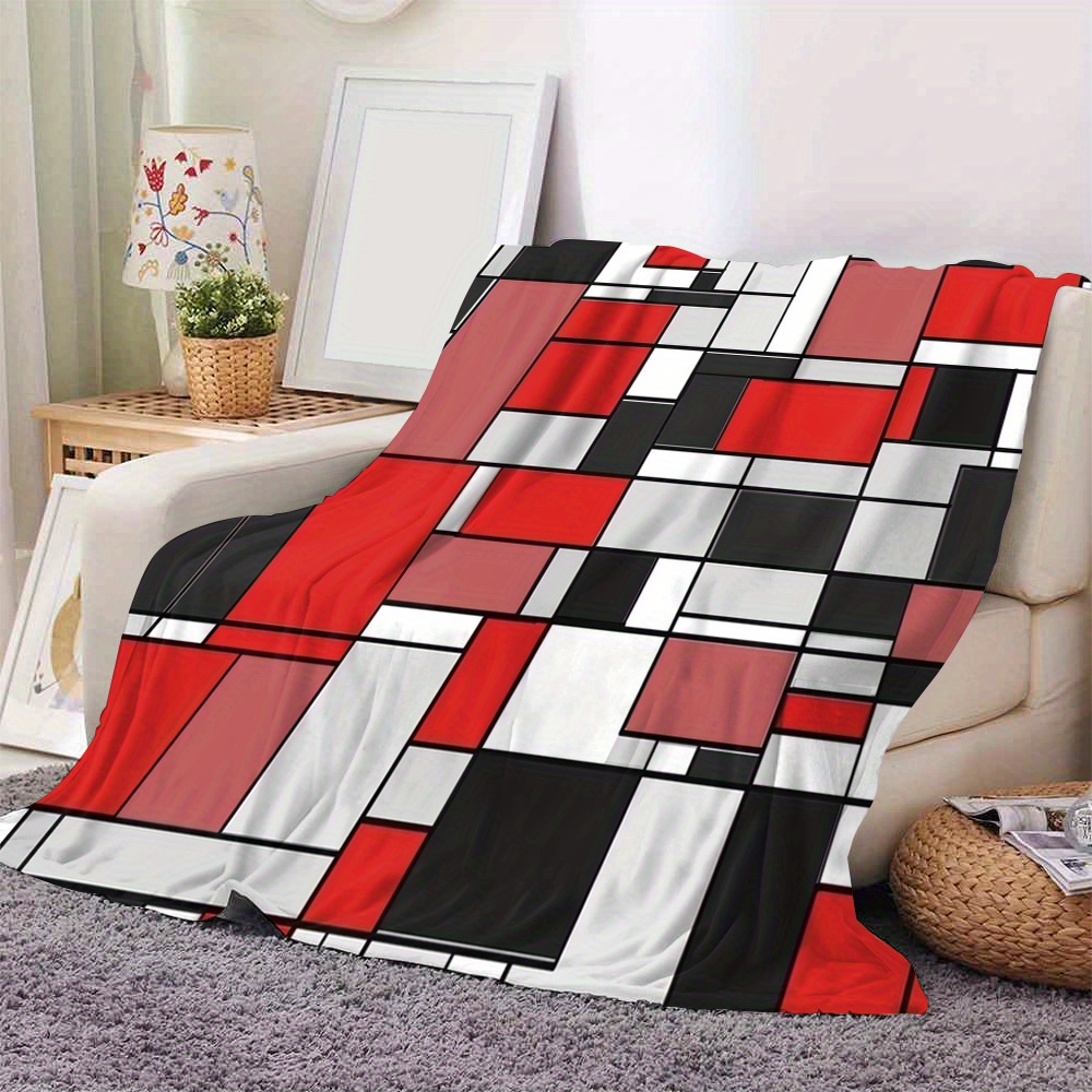 Geometric bed throw hotsell