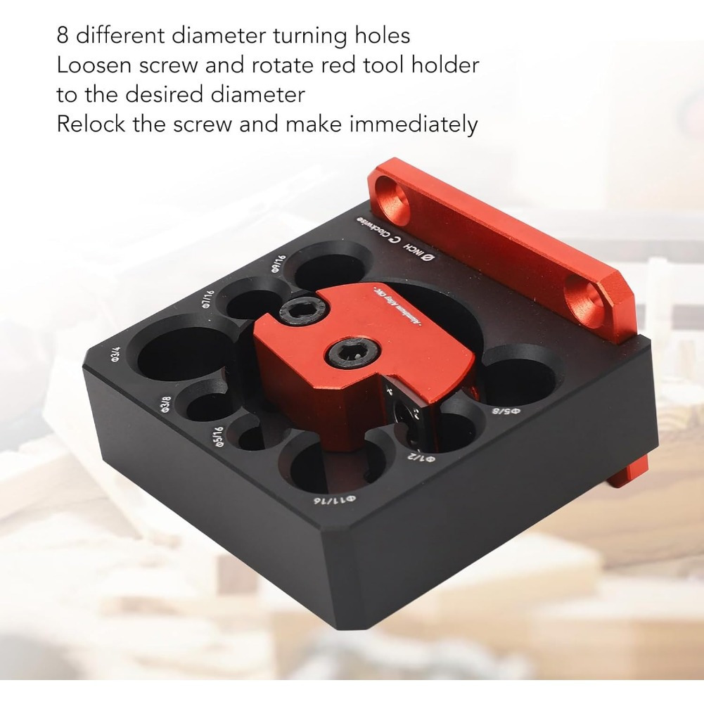 Adjustable Dowel Maker Jig Kit - 8 Size Imperial Carbide Woodworking Tool