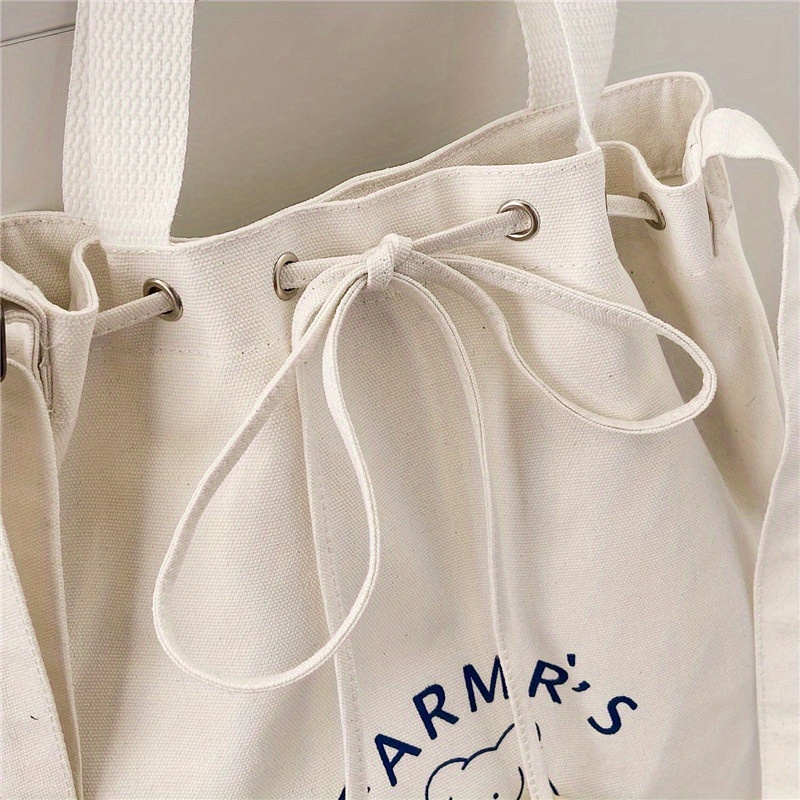 Canvas Tote Bag Large Capacity Temu Philippines