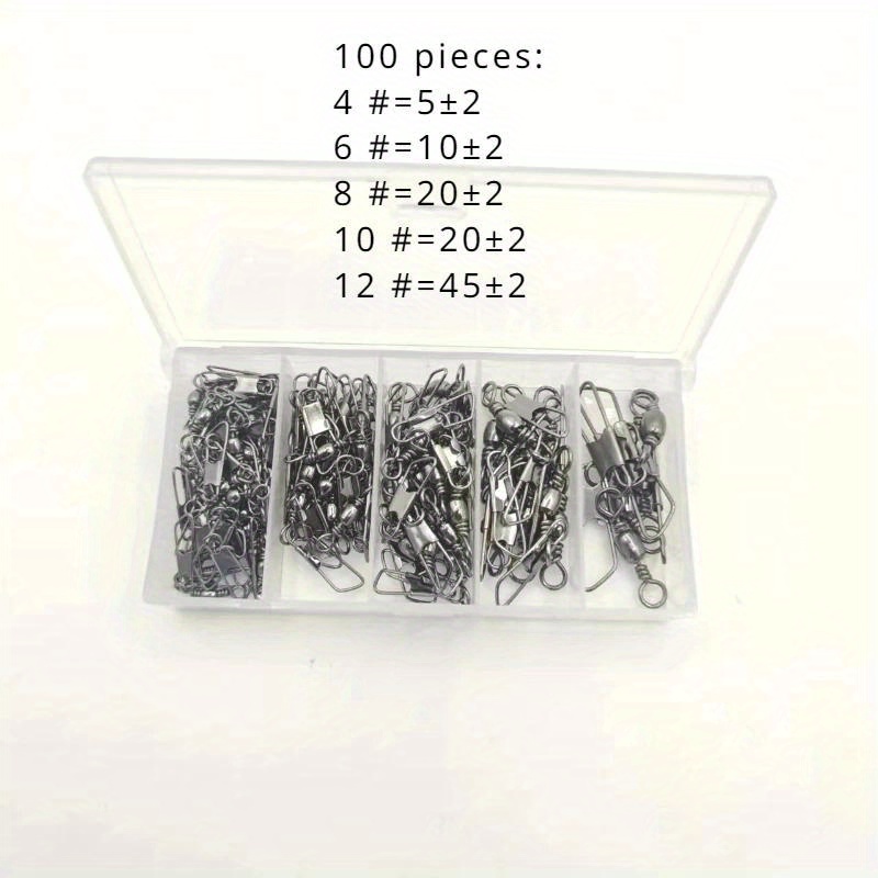 100pcs Type A/b Fishing Connectors, Small Fishing Accessories