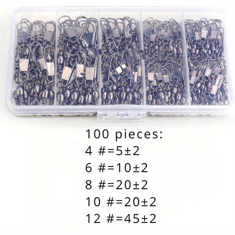 100pcs Type A/b Fishing Connectors, Small Fishing Accessories